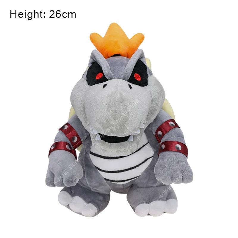 Bowser Bros Plush Toys King Koopa Bowser King JR Anime Cartoon Soft Stuffed Plush Toy Dolls For Children Birthday Christmas Gift