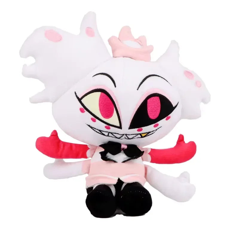 Hot Cat Plush Toy Funny Angel Dust Alastor TV Fans Collecting Gift Cute Cotton Stuffed Plush Doll Kids for Birthday Present
