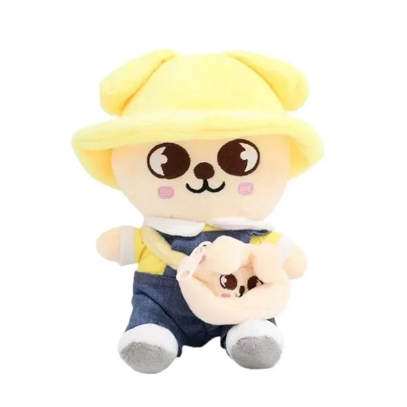 Farm Animal Plush Keychain Set - Sunny Farm Friends Backpack Buddies, Cute Stuffed Animal Keyrings with Healing Charm for Bags & Keys, Gift for Kids & Adults”