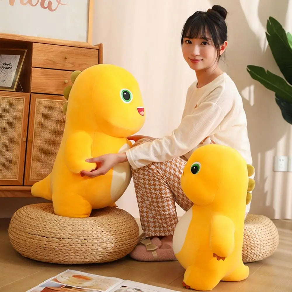 Healing Animal Doll Stuffed Animal Dinosaur Plush Doll Dragon Plush Toy Small Yellow Dinsour Toys Milk Dragon Plush Toys