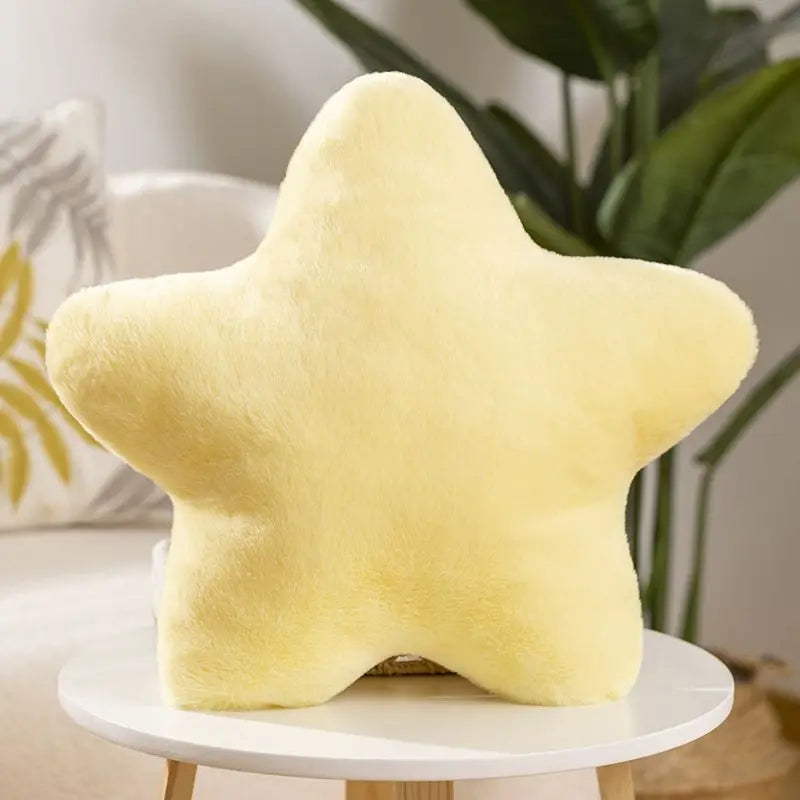 Multi-coloured star pillow super soft cute plush toy sleeping pillow for kids