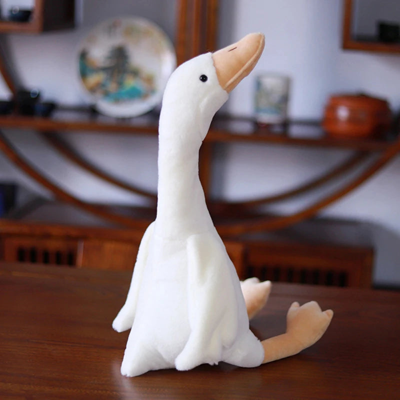 Cute Long Neck Goose Stuffed Plush Doll Soft Plushie Animal Toy for Kids Baby Children Birthday Gifts