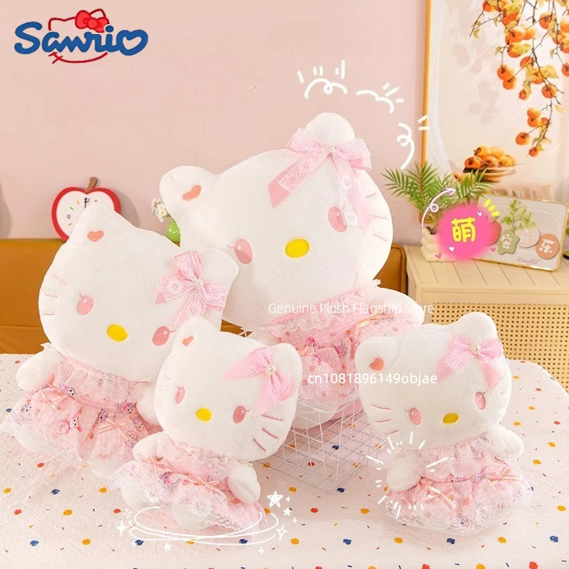 30/40/50/70CM Big Size Sanrio Hello Kitty Cartoon Anime Plush Stuffed Doll Room Decoration Cute Pillow Plushies Ornaments Gifts