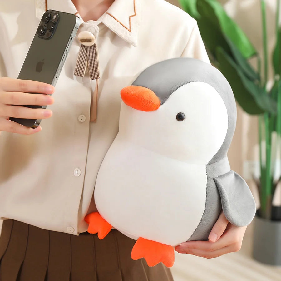 10-30cm Kawaii Cartoon Colorful Hot Penguin Plush Doll Pillow Blue Black Pink Animal Plush Toy Home Decor Gift For Boys Girls