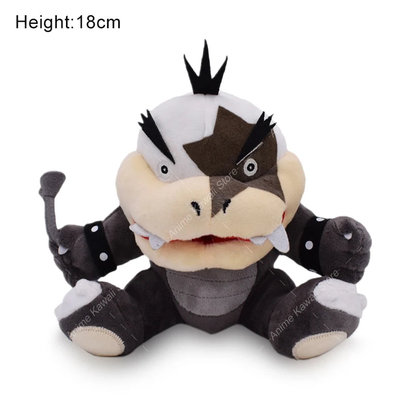 Bowser Bros Plush Toys King Koopa Bowser King JR Anime Cartoon Soft Stuffed Plush Toy Dolls For Children Birthday Christmas Gift