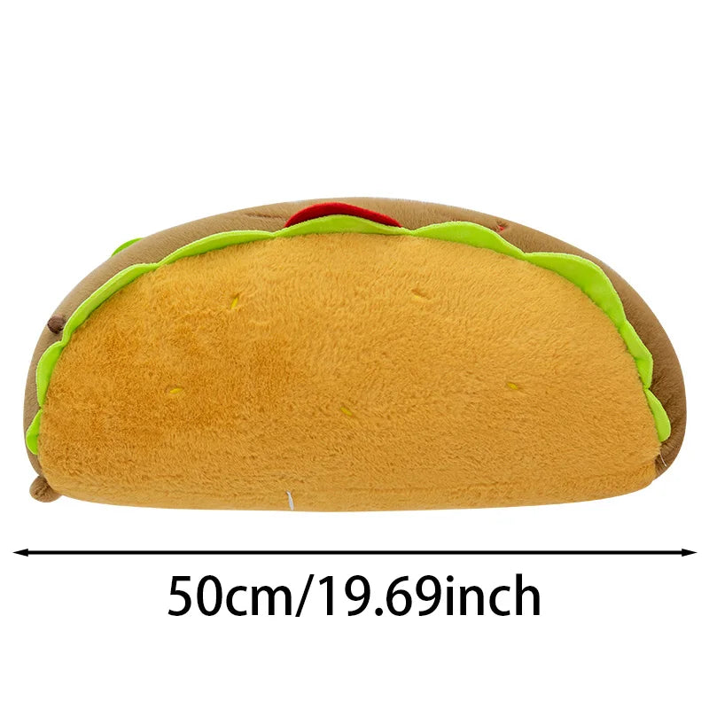 50CM Cartoon Hot Dog Style Capybara Cute Capibara Anime Fluffty Toy Plush Doll Home Decor Desktop Ornament Kids Birthday Gift