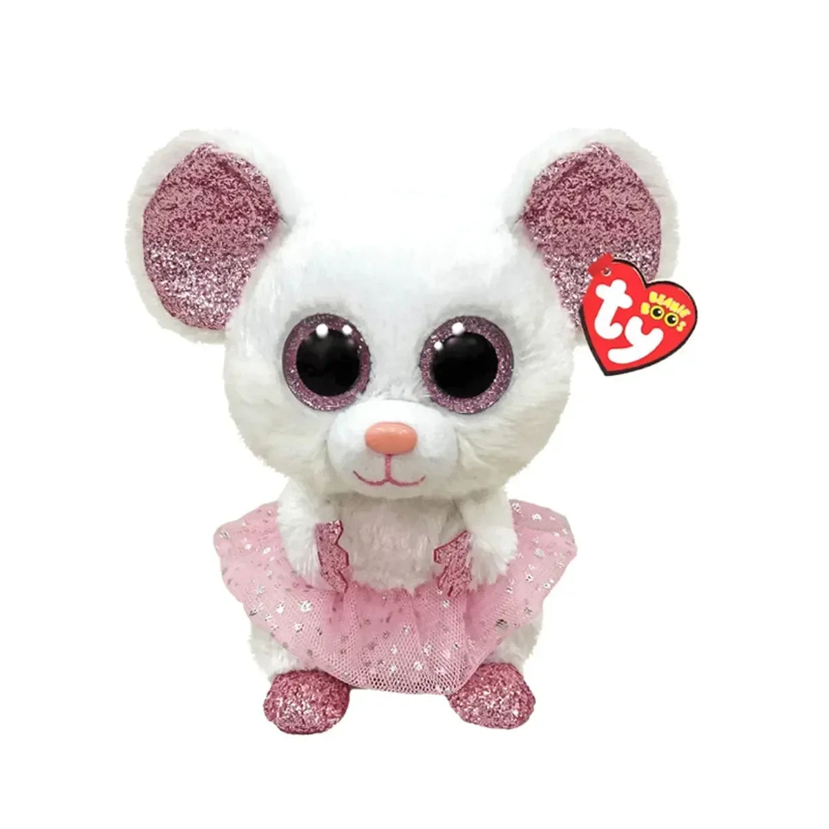 15cm Ty Big Eye Beanie Animals Plush Slick Fox Ferdinand Locky Axolotl  Dexter Icy Seal Heather Cat Children Toy Holiday Gift
