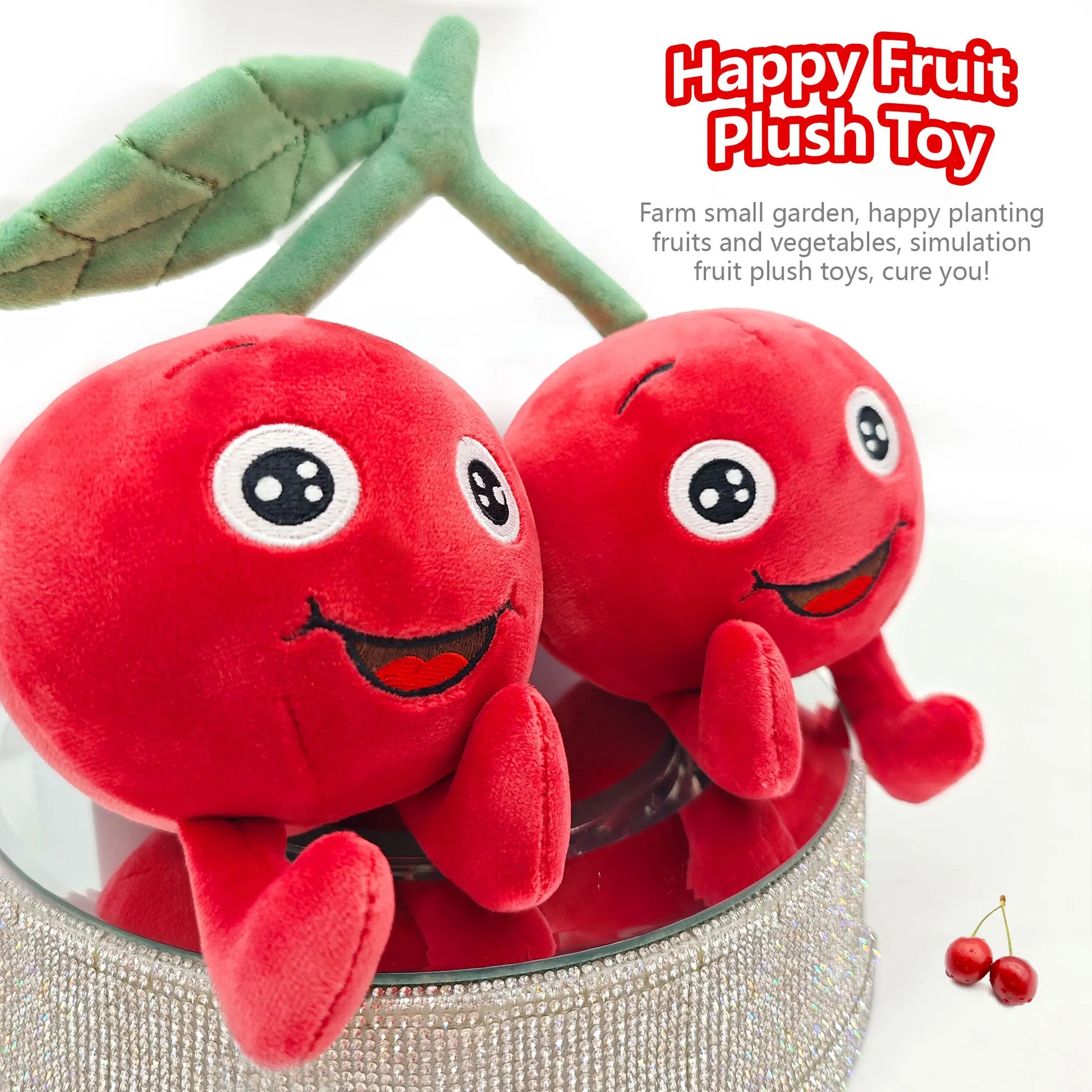 Sweet and Charming Cherry Fruit Plushies: Ideal Presents for Your Girlfriend’s Birthday and Festive Occasions