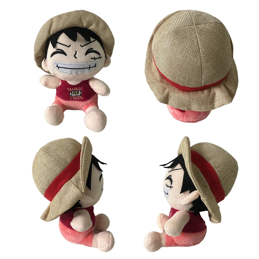 20cm One Piece Plush Toy Japanese Anime Luffy Zoro New Cartoon Character Doll Padding Classic Cute Beautiful Gifts For Kids Toys