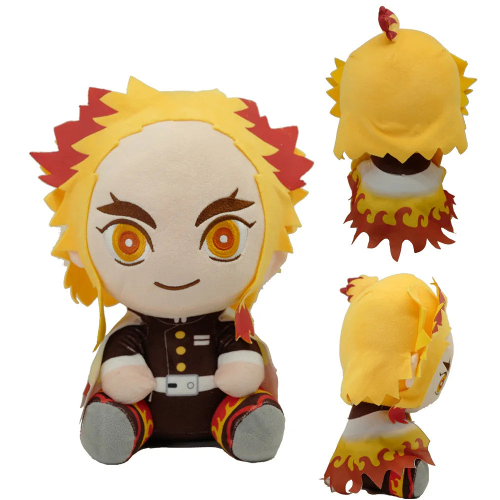 20cm Japan Anime Demon Slayer Tomioka Giyu Kamado Tanjirou Kamado Nezuko Agatsuma Zenitsu Plush Toys Doll Peluche Women Gift