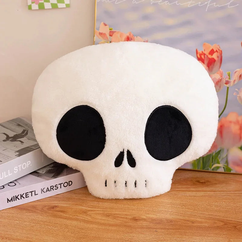 Horror Halloween Props Stuffed Skull Bone Plush Toy Human Skeleton Doll Monster Doll Halloween Creative Plush Decoration Gift