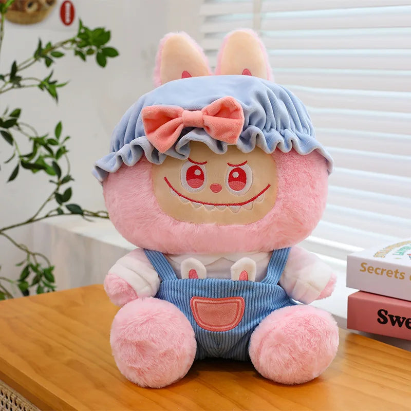 New suspender pants fabric plush toy Transformed Doll Children's Birthday Gift Cute Sleeping Pillow Doll