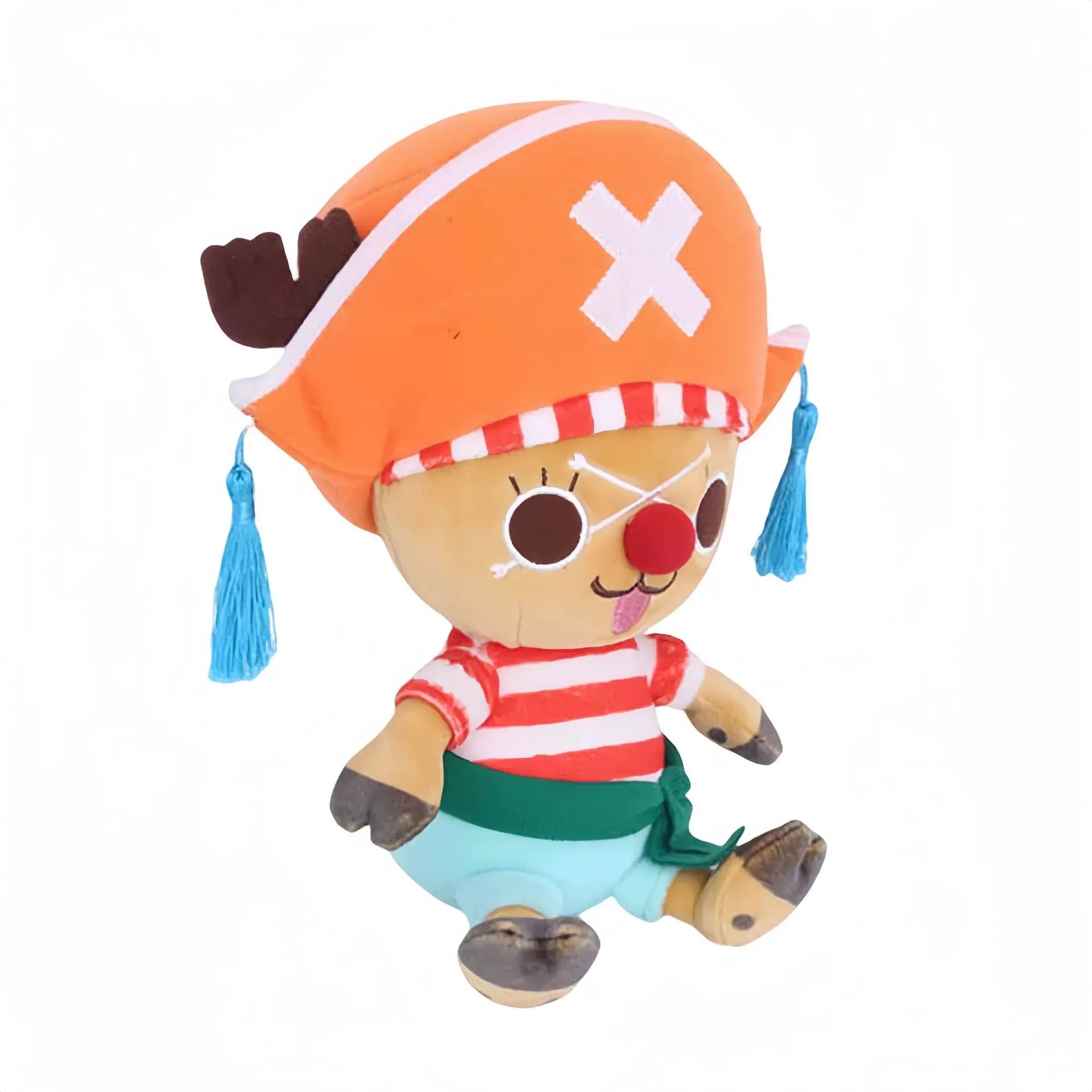 14-30cm/5.5-11.8in Genuine ONE PIECE Stuffed Plush Toy Kawaii Plush Keychain Toy Tony Chopper Soft Stuffed Plush Doll Keychain