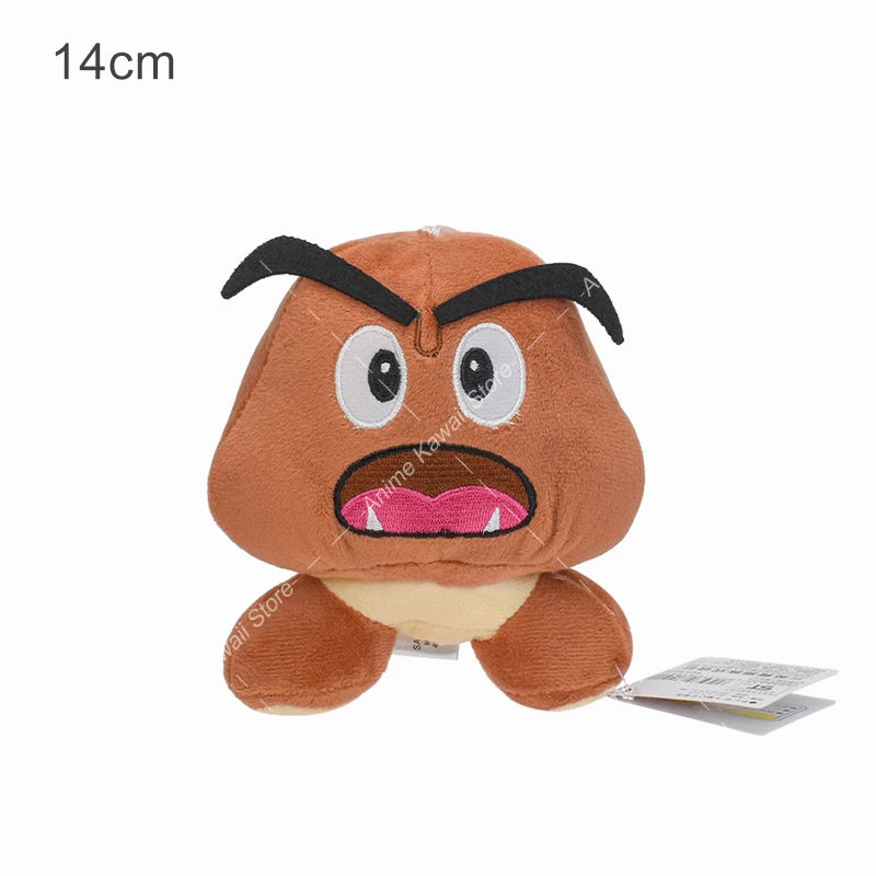 60 Styles Mario Plush Toys Yellow Fire Flower Star Shy Guy Boo Koopa Troopa Waluigi Goomba Toad Nabbit Diddy Kong Stuffed Plush