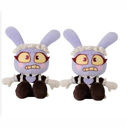 2025 New 9.84inch Maid Jax Plush Dolls Cotton Rabbit Doll Soft Doll Cute Room Decoration Toys Kids Birthday Christmas Gifts 25cm