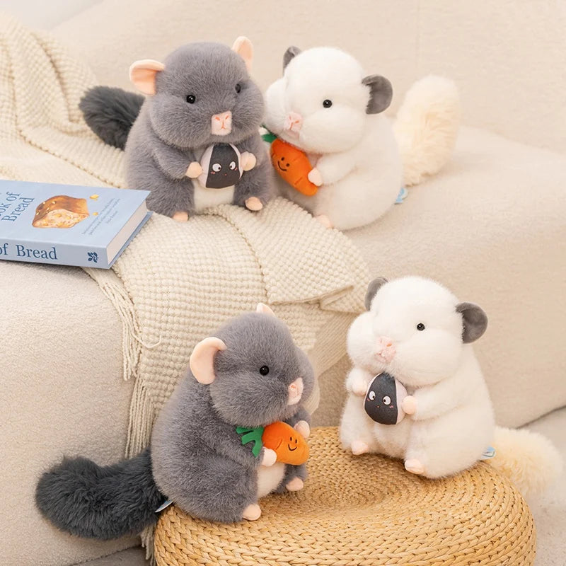 20/ 25cm Cute Hamster Doll Stuffed Toy Totoro Mouse Doll Sleeping Pillow Doll Children's Birthday Gift Girl Totoro Doll Cute Halloween