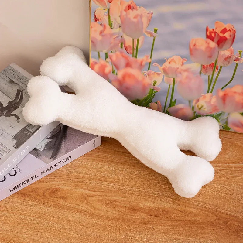 Horror Halloween Props Stuffed Skull Bone Plush Toy Human Skeleton Doll Monster Doll Halloween Creative Plush Decoration Gift