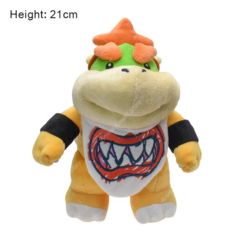 Bowser Bros Plush Toys King Koopa Bowser King JR Anime Cartoon Soft Stuffed Plush Toy Dolls For Children Birthday Christmas Gift