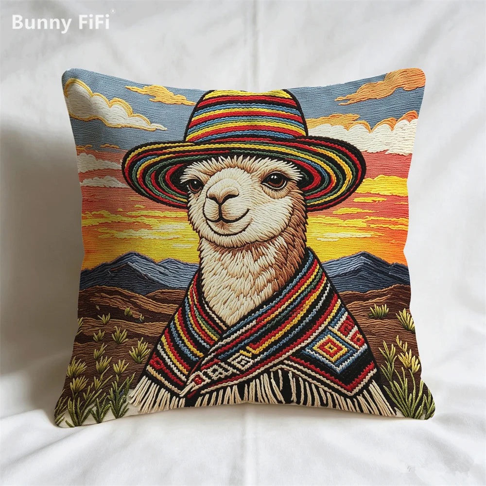 Woodland Tales Stitch-Effect Pillow Covers