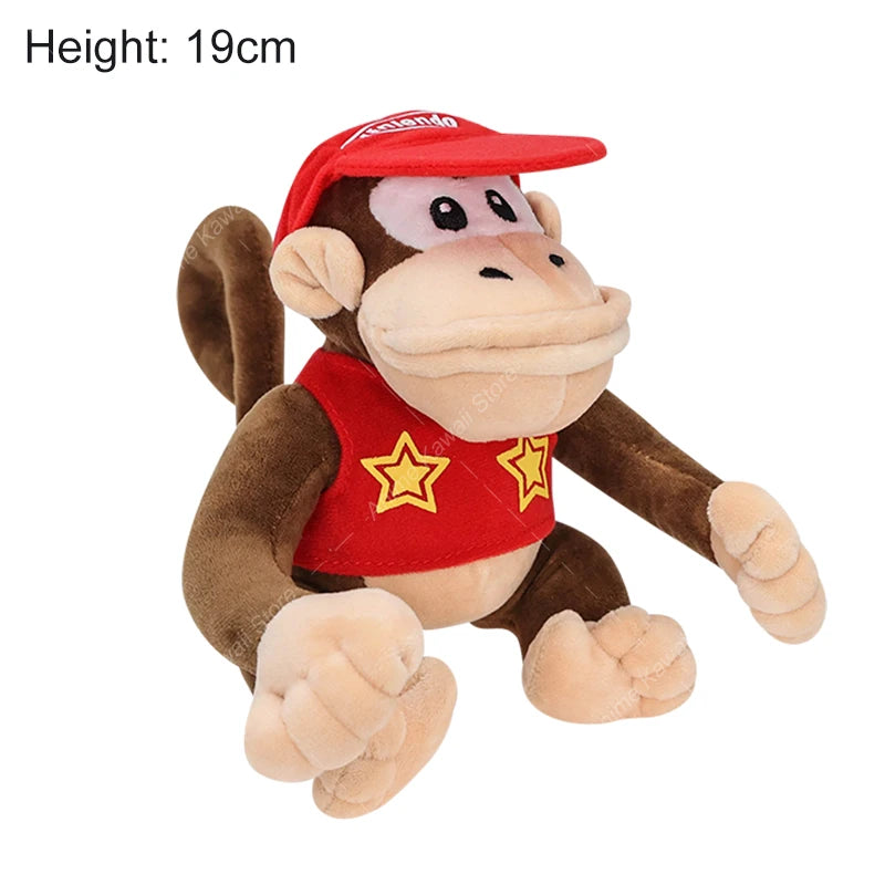 60 Styles Mario Plush Toys Yellow Fire Flower Star Shy Guy Boo Koopa Troopa Waluigi Goomba Toad Nabbit Diddy Kong Stuffed Plush