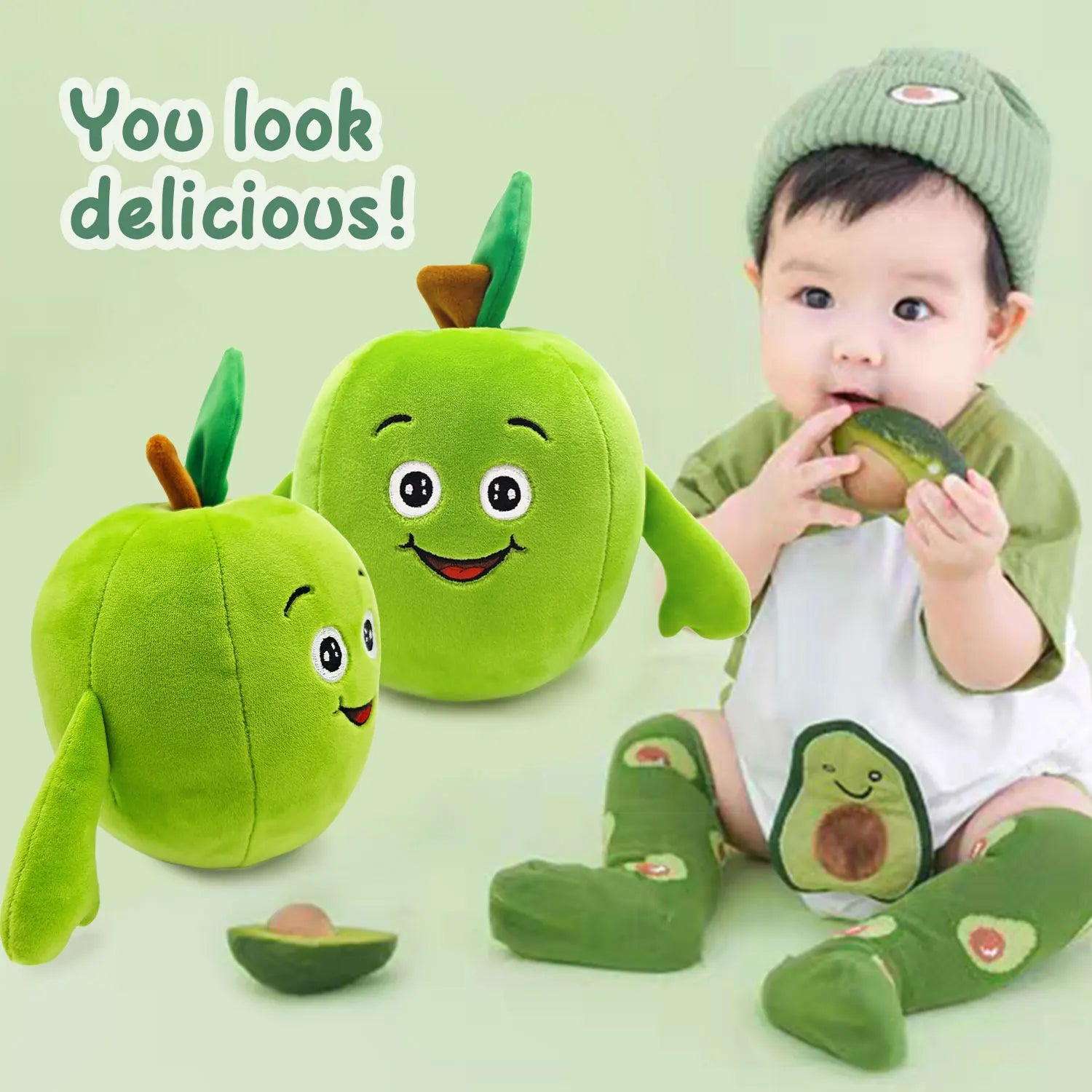 Ultra-Soft Fruit-Like Plush Toys: Apple & Banana Pillows - Ideal for Home Decor, Crane Machine Prizes & Holiday Gifts