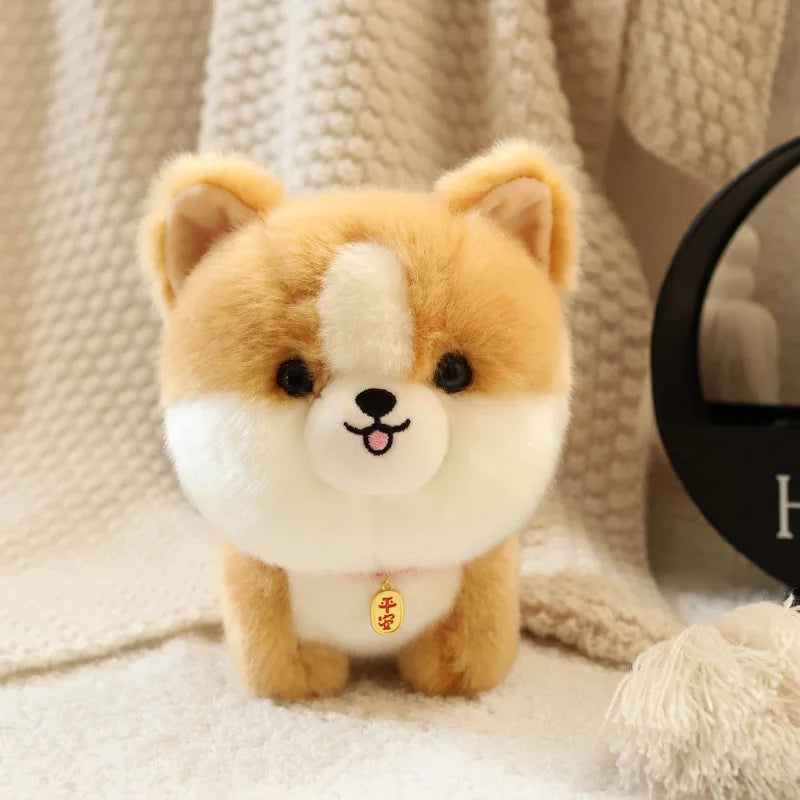 Birthday Gift Cute Puppy Doll Plush Toy Husky Doll Corgi Doll Simulation Animal Plush Doll Children Toy Gift