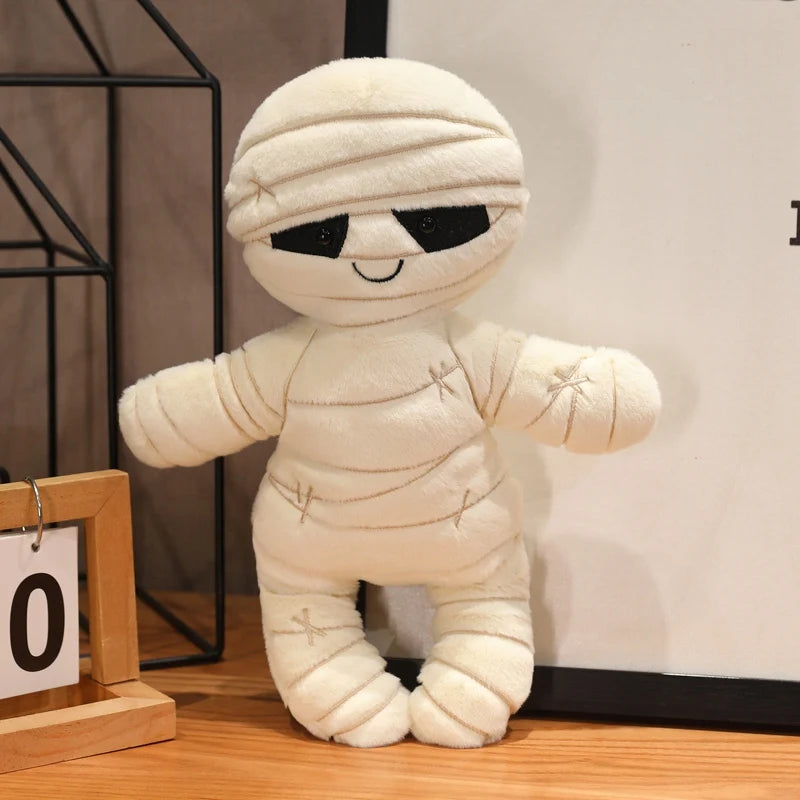 High Quality Cartoon New Halloween Pumpkin Plush Doll Pillow Mummy Pumpkin Plush Toy Holiday Decoration Gift For Boys And Girls