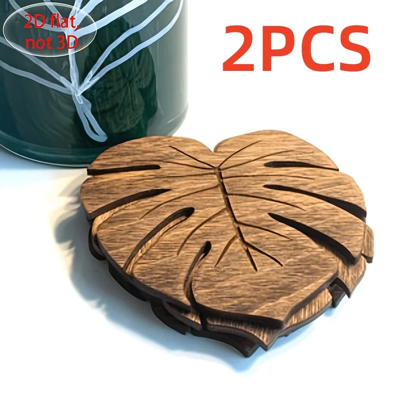 Turtle Shell Wooden Drink Coasters, Choice of 2 or 5 Cup Mats for Playful Coffee Tables and Nature-Inspired Home Decor