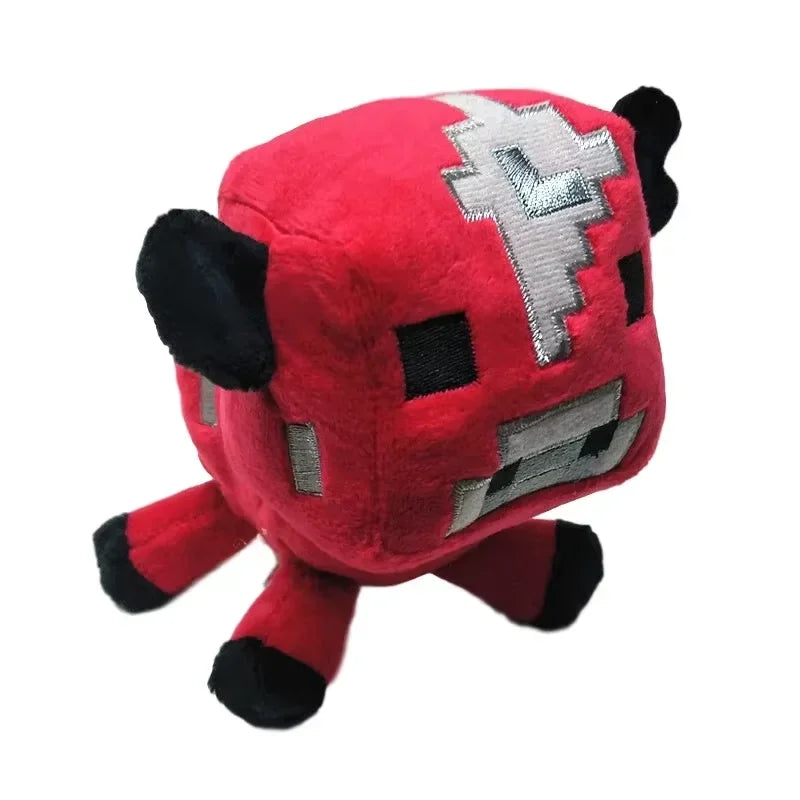 2025 new Game MC Baby Pig Plush Stuffed Toys Wolf Ocelot Baby Pig Enderman Plush Soft Animals Toy Doll for Kids Children Gifts