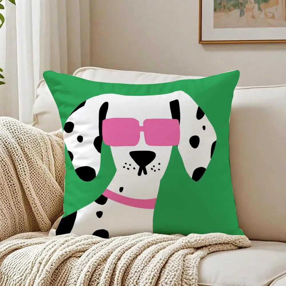 Cartoon Animals Cushion Cover Pillowcase Anti-dustmite living Room Sofa Decor Cushion Room
