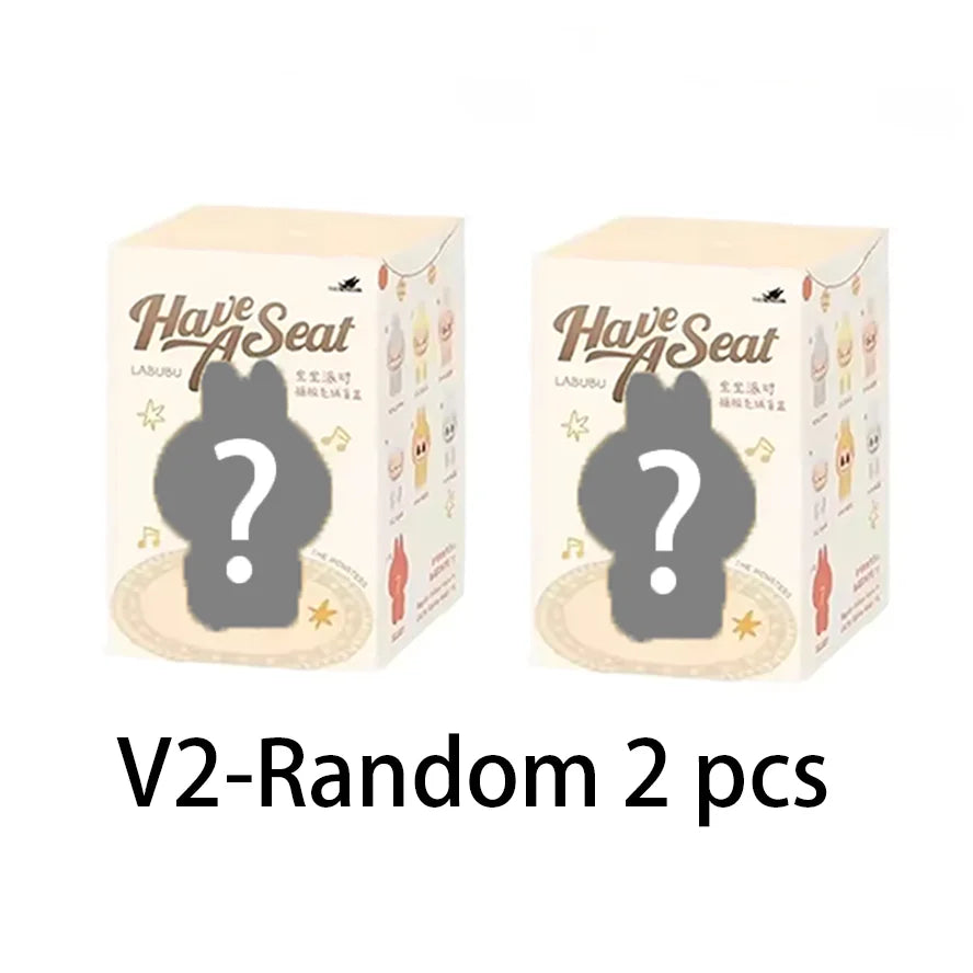 Blind Boxes Sweet Character For Labubu Monster Series Clothes Mystery Kids Charming Toy Fluffy Adorable Huggable Present Lovable