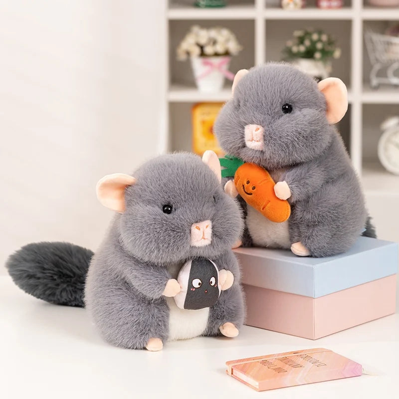 20/ 25cm Cute Hamster Doll Stuffed Toy Totoro Mouse Doll Sleeping Pillow Doll Children's Birthday Gift Girl Totoro Doll Cute Halloween