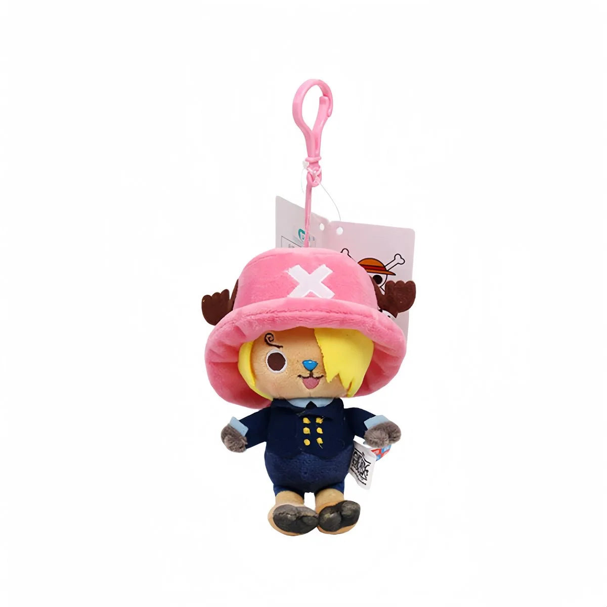 14-30cm/5.5-11.8in Genuine ONE PIECE Stuffed Plush Toy Kawaii Plush Keychain Toy Tony Chopper Soft Stuffed Plush Doll Keychain