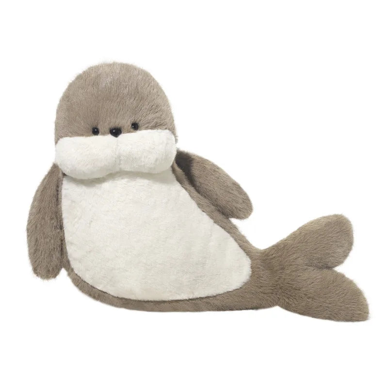 Seal plush toy, cute and soft doll, cute sleeping pillow, doll birthday gift, children's marine animal gift