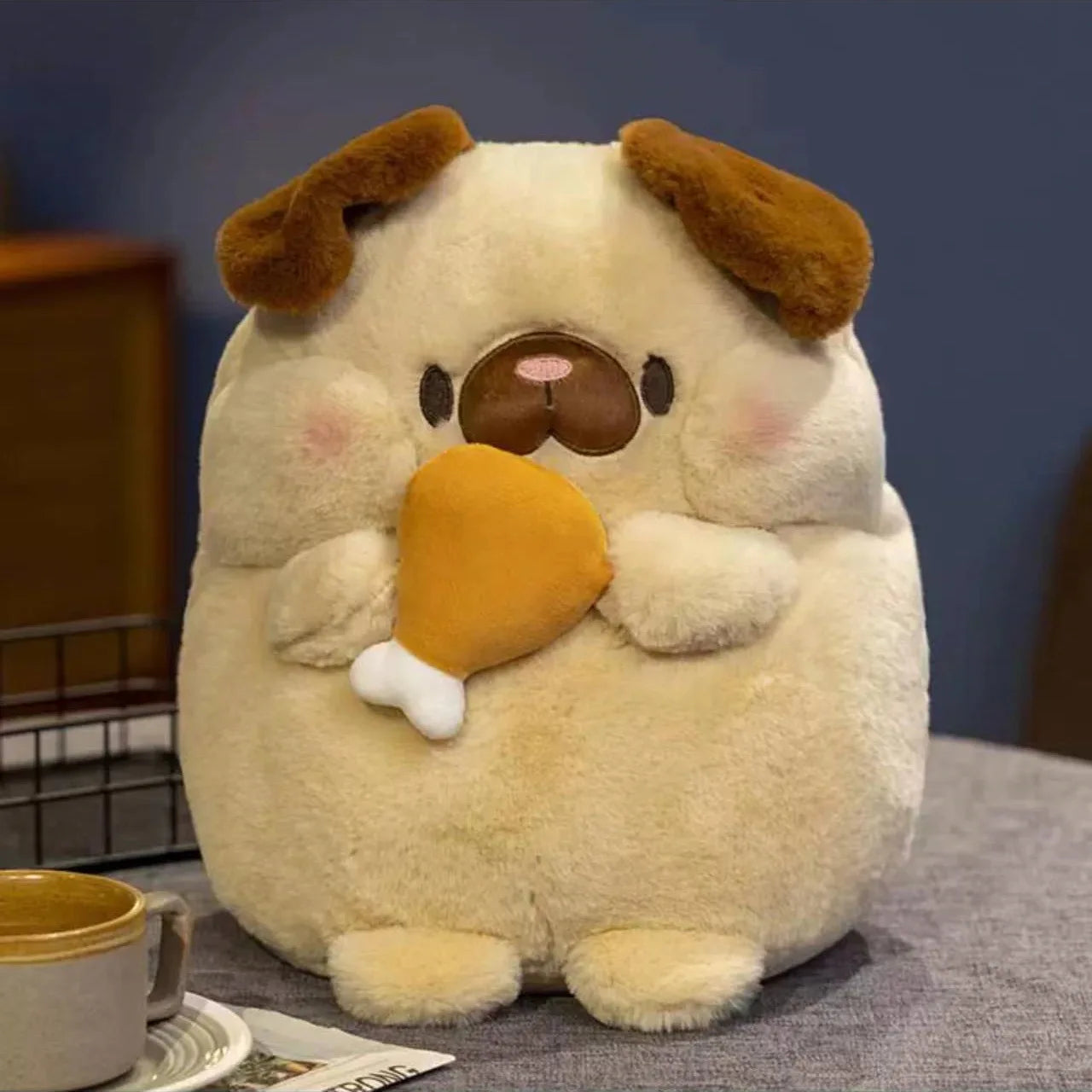 Cute Plush Animal Dolls - Pig & Dog Shaped, PP Cotton Filled, Adorable Stuffed Toys for Kids & Adults