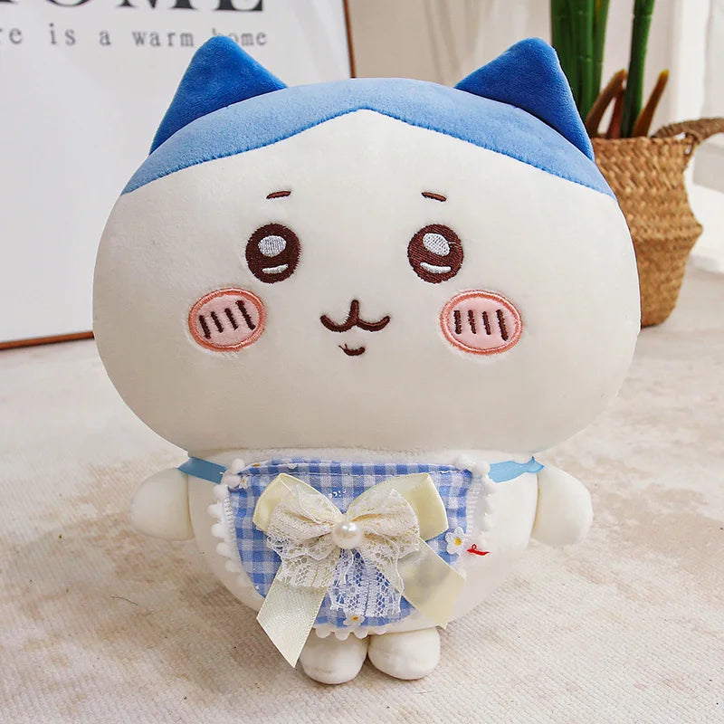 Cartoon Usachi Chiikawa Wear Clothes Plush Toy Jiikawa Hachi Self-deprecating Bear Stuffed Doll Home Decor Pillow Kids Gifts
