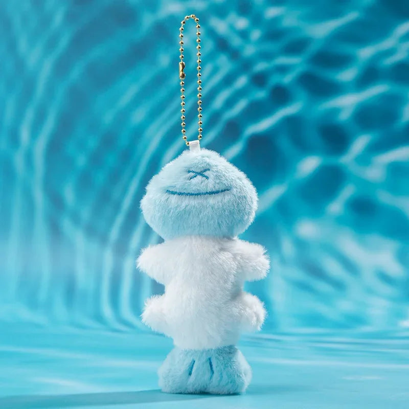 New Marine Animal Pendant Crab Lobster Devil Fish Octopus Sardine Oyster Fish Plush Doll Soft Stuffed Toys Key Ring Cartoon Gift