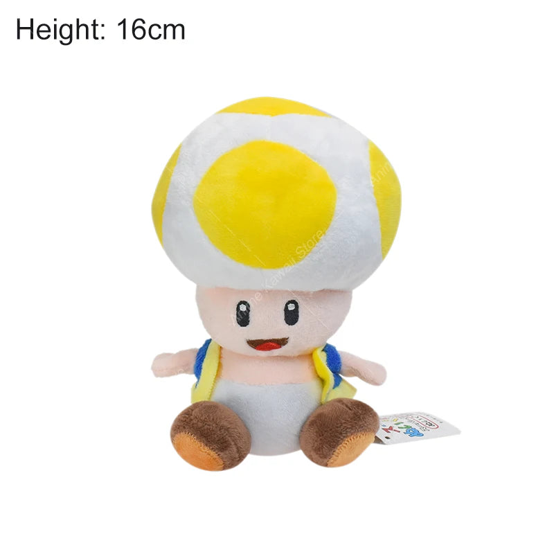 60 Styles Mario Plush Toys Yellow Fire Flower Star Shy Guy Boo Koopa Troopa Waluigi Goomba Toad Nabbit Diddy Kong Stuffed Plush