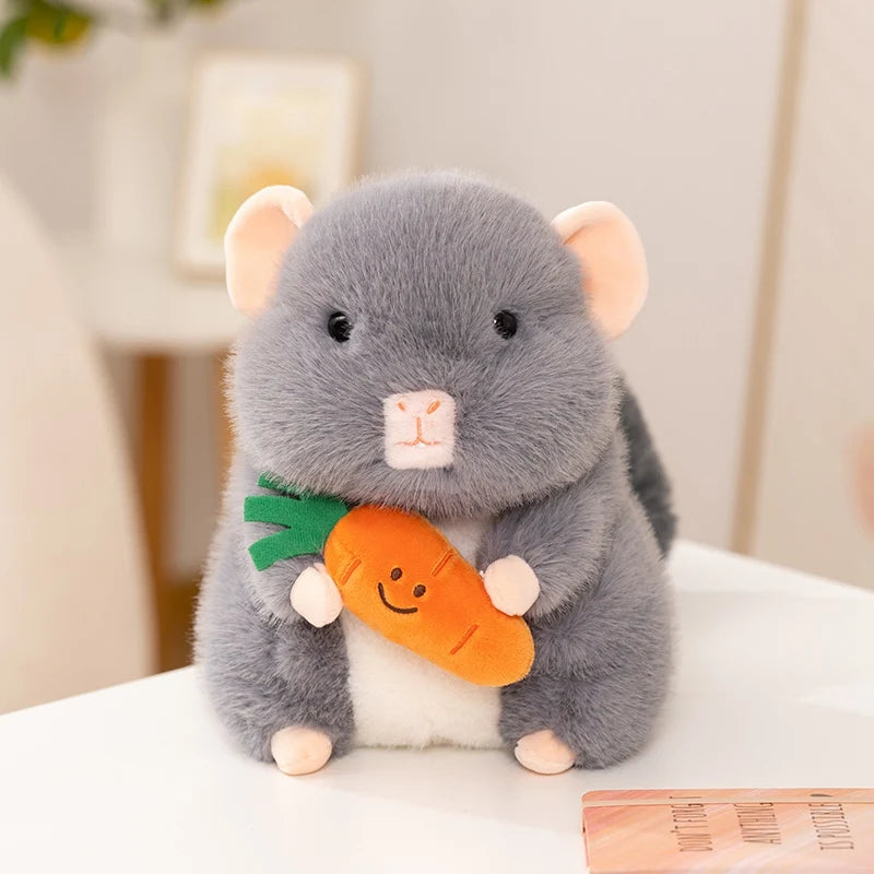 20/ 25cm Cute Hamster Doll Stuffed Toy Totoro Mouse Doll Sleeping Pillow Doll Children's Birthday Gift Girl Totoro Doll Cute Halloween