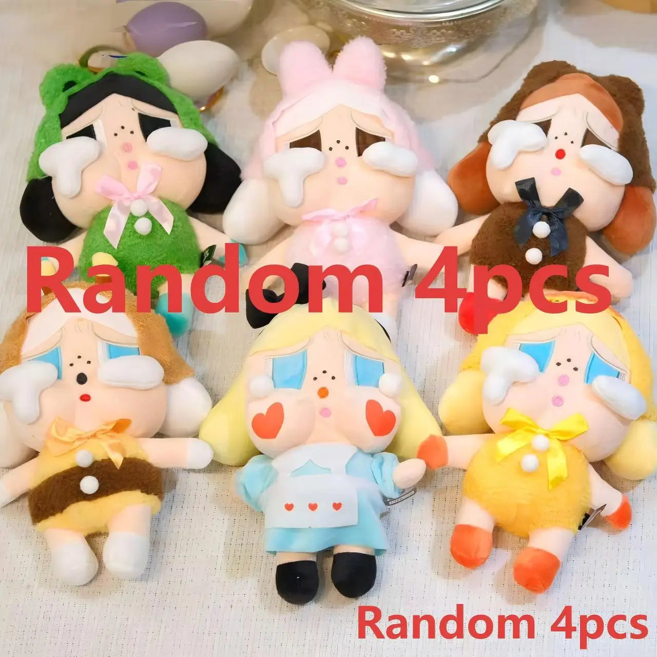 25cm New plush Cry a Baby Doll Figures Hot Sale Crying Again Series Doll Toy Cute Mystery Plush Doll Children's Gift
