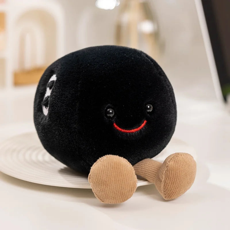Adorable Basketball Football Tennis Baseball Billiards Plush Toys Soft Stuffed Balls Pillow Christmas Birthday Presents for Boys