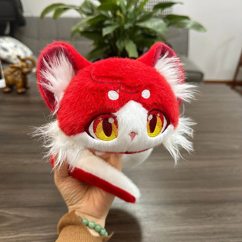 Fairy Doll Stuffed Snake Immortal Plushie Anime Figure Game Doll Fox Face Snake Plush Toy for Kids Birthday Gift