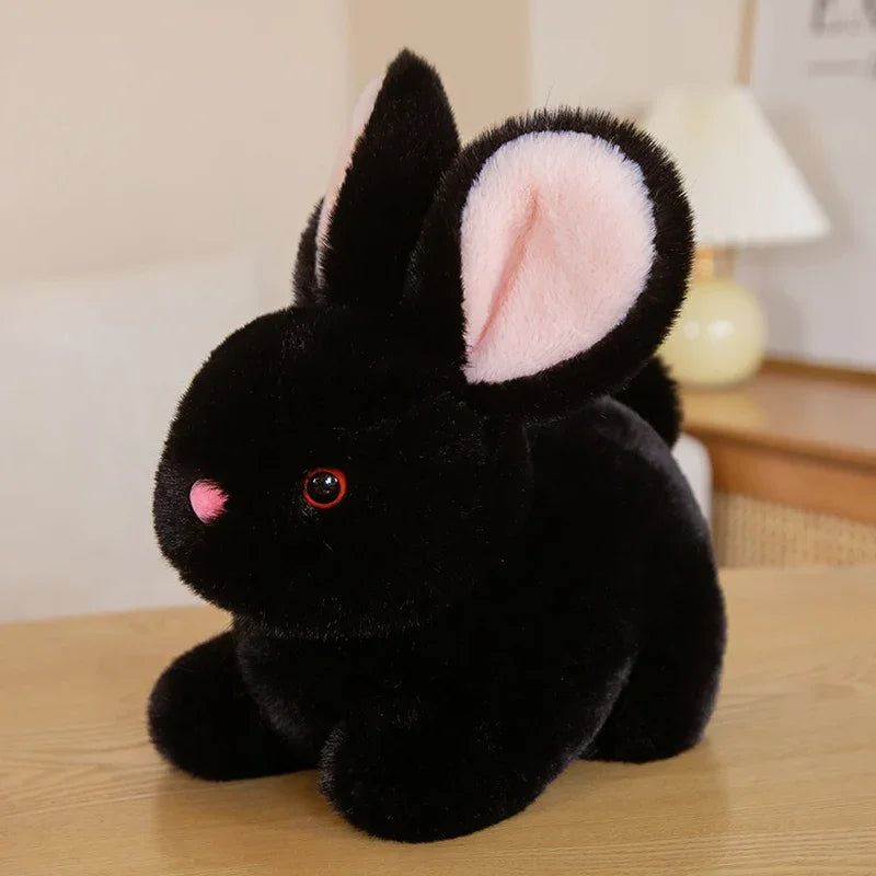 Cartoon Fluffy Rabbit Plush Toys Cute Soft Stuffed Bunny Dolls Pendant Plush Keychain Pillow Children Kids Birthday Xmas Gifts