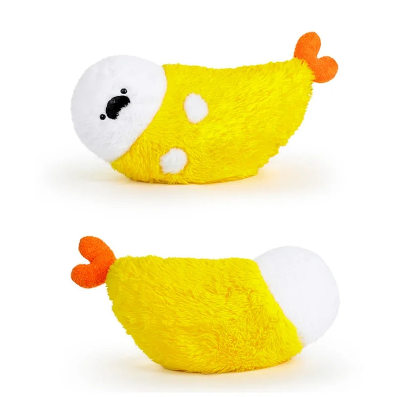 Dropship Cute Sushi Seal Plush Toy Lifelike Stuffed Marine Sea Otter Japanese Fried Shrimp Soft Doll Pillow Cushion For Kids