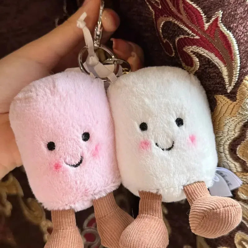 Hot Selling Spot Fun Jelly Cat Pair Cotton Candy Bag Pendant Plush Toy Pendant Keychain Soothing Mother And Baby Toy Doll Gift
