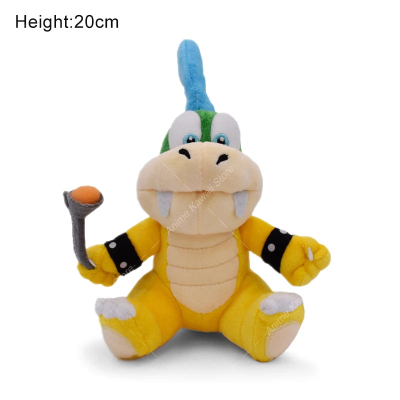 Bowser Bros Plush Toys King Koopa Bowser King JR Anime Cartoon Soft Stuffed Plush Toy Dolls For Children Birthday Christmas Gift