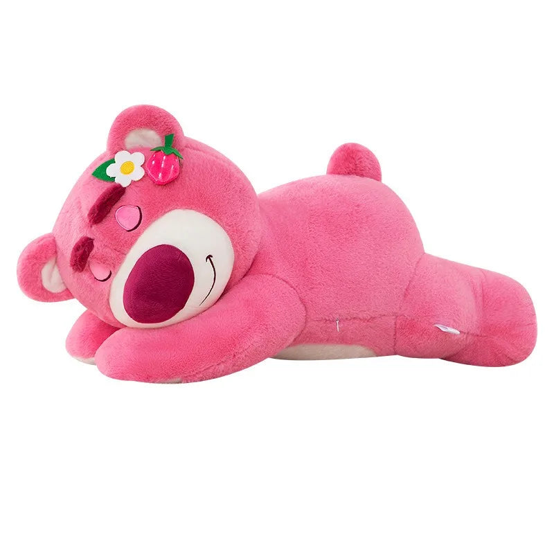 Disney Cute Party Strawberry Bear Plush Toy Cartoon Anime Stuffed Plush Doll Valentine's Day Gift for Girlfriend's Birthday