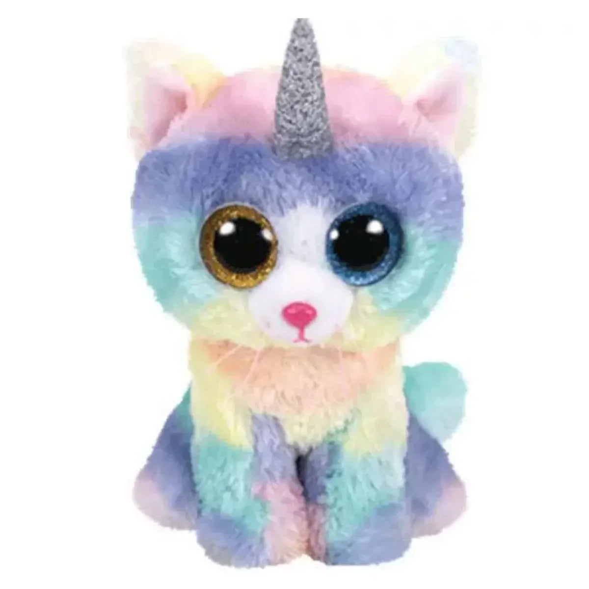 15cm Ty Big Eye Beanie Animals Plush Slick Fox Ferdinand Locky Axolotl  Dexter Icy Seal Heather Cat Children Toy Holiday Gift