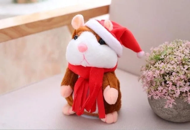 Cute Talking Hamster Speak Talk Sound Record Repeat Stuffed Plush Animal Kawaii Talking Hamster Mouse Toys For Children Gifts