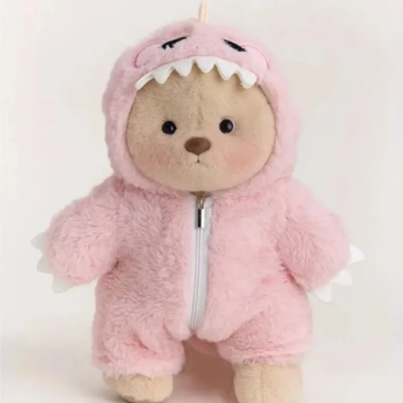 30cm High Quality Handmade Bear Plush Toy Cosplay Change Dress Cloth Girl Hug Cuddly Plushie Doll for Girlfriend Christmas Gift